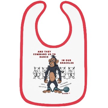Discover Monkey Economic Inequality Illustration Bibs