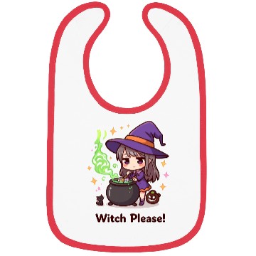 Discover Cute Witch Cauldron Adventure Bibs