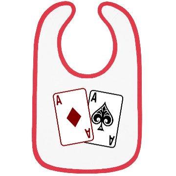 Discover Poker Cards Bibs