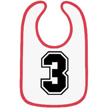 Discover College jersey letter 3 Bibs