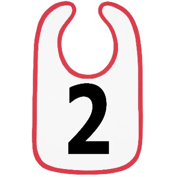 Discover Team letter two 2 Bibs