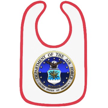 Discover US Air Force (USAF) Seal Bibs