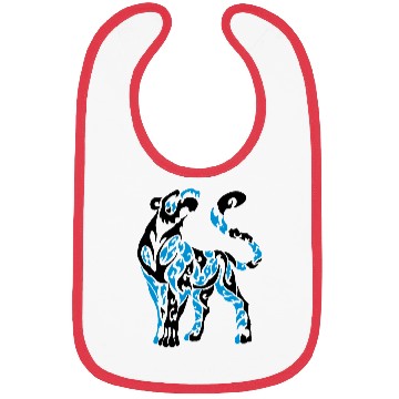 Discover darr leopard tribal 02 Bibs