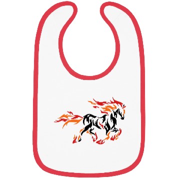 Discover darr horse flame 11 Bibs