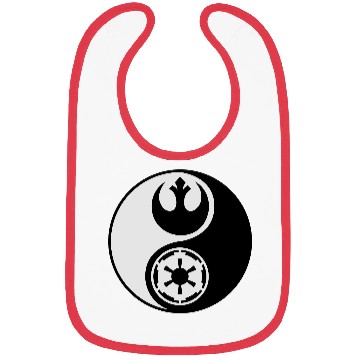 Discover Star Wars Yin Yang 2-Color Bibs