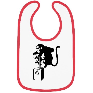 Discover Banksy Detinator Monkey Bibs