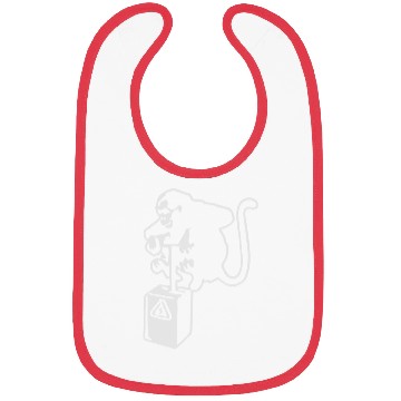 Discover Banksy Detinator Monkey Outline Bibs
