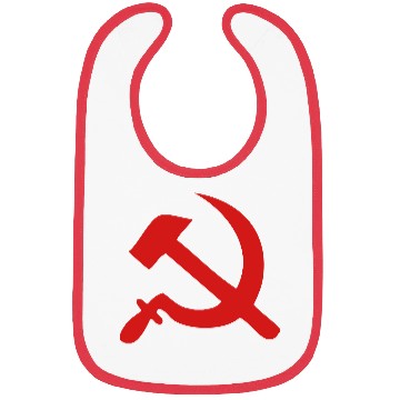 Discover hammer and sickle Bibs