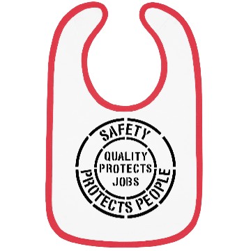 Discover Safety Protects People Bibs