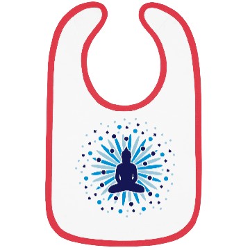 Discover A Buddha mandala blossom Bibs