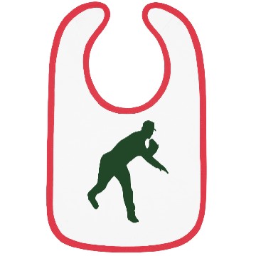 Discover Baseball pitcher throwing a pitch Bibs