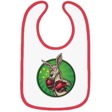 Discover Boxing Kangaroo Bibs