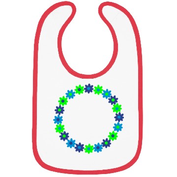 Discover Circle of flowers Bibs