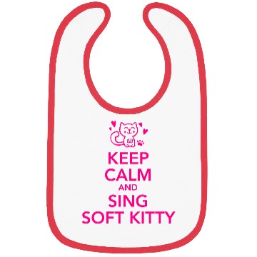 Discover Keep calm and sing soft kitty Bibs