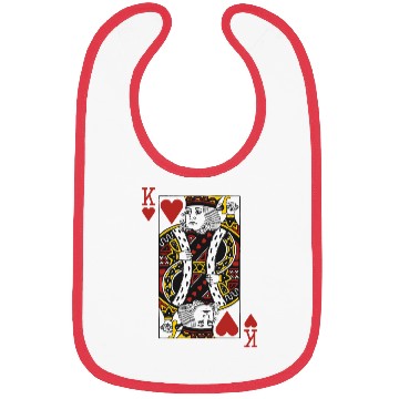 Discover King of Hearts Bibs