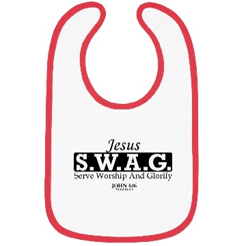 Discover Jesus SWAG (Pink) Bibs