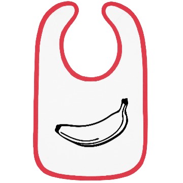 Discover Banana outline - 1 color Bibs