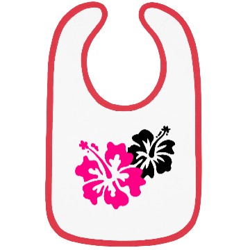 Discover hibiscus flower Bibs