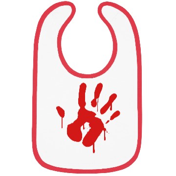 Discover Bloody Hand Bibs
