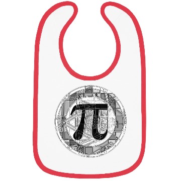 Discover Pi Day Symbol Round Bibs
