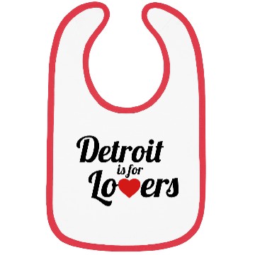 Discover Detroit is for lovers Bibs