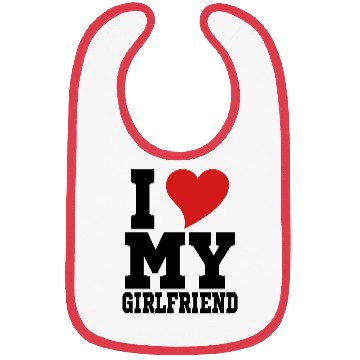 Discover i Love My Girlfriend Bibs