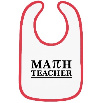 Discover Math Teacher Pi Bibs