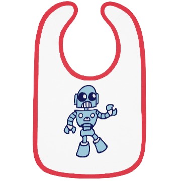 Discover electronic computer mechanical baby robot android Bibs