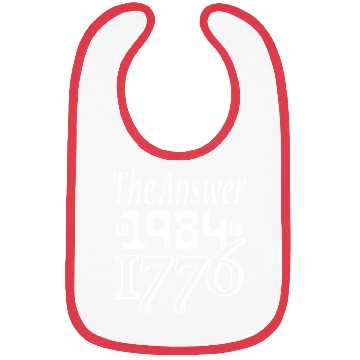 Discover The Answer to 1984 is 1776 Bibs