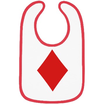 Discover Poker Suit Diamond Bibs