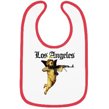 Discover Los Angeles Angel with AK 47 Bibs