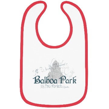 Discover Balboa Park San Diego California Bibs