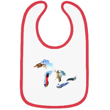 Discover Michigan Great Lakes Lighthouses Bibs