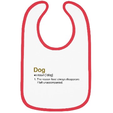 Discover Funny Dog Definition Bibs