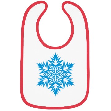 Discover acuteangled snowflake Bibs