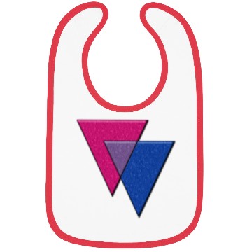 Discover Bisexual Pride Triangles Bibs