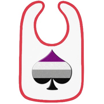 Discover Asexual Pride Ace Symbol Bibs