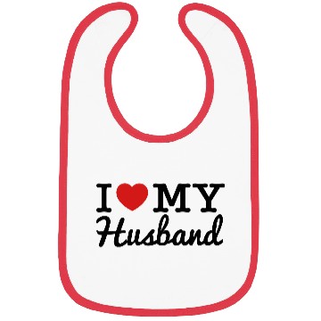 Discover I Love My Husband Bibs