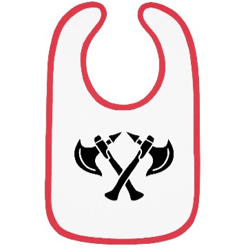 Discover brave warrior gladiator axe tomahawk knights fight Bibs