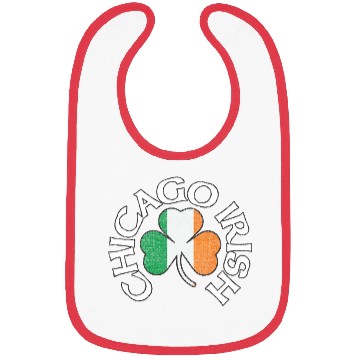 Discover Chicago Irish Shamrock Apparel Bibs