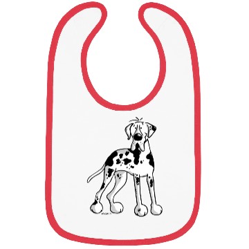 Discover Great Dane - Dog - Dogs - Breed - Cartoon Bibs