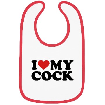 Discover I love my cock Bibs