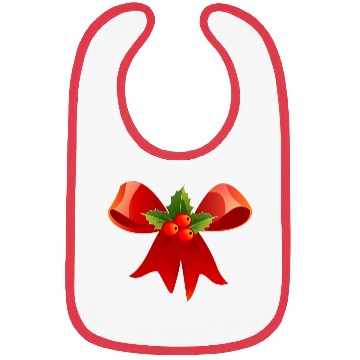 Discover Christmas Bow with Holly Bibs