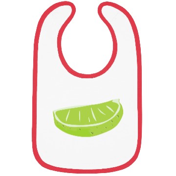 Discover Lime Wedge Bibs
