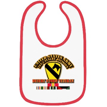 Discover Army - 1st Cavalry Division - Desert Storm Veteran Bibs