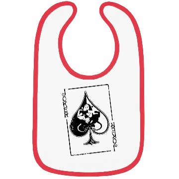 Discover joker spade playing card Bibs