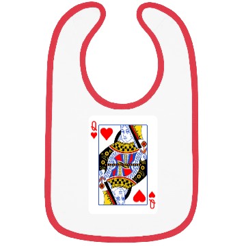 Discover Queen Of Hearts Couple Bibs