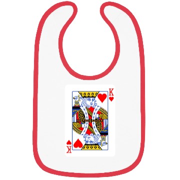 Discover King Of Hearts Couple Bibs