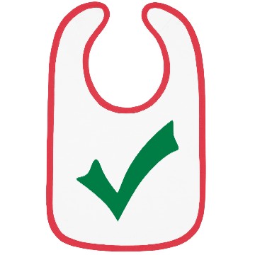 Discover Abstract Green Checkmark Design Bibs