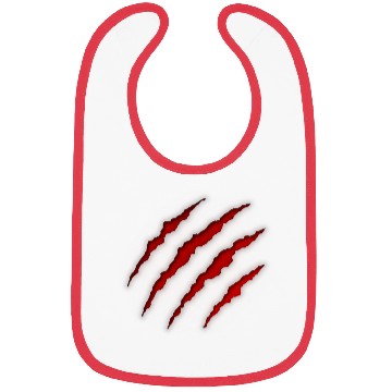 Discover Monster / Dino scratches (illusion) Superhero Bibs